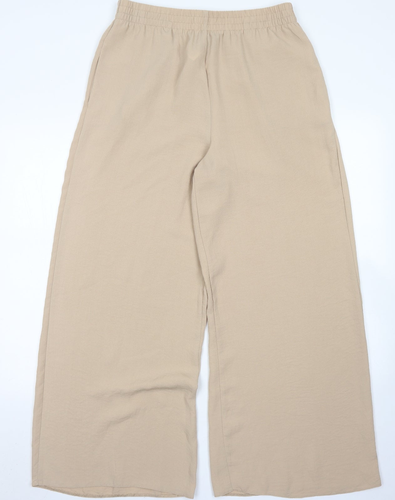New Look Womens Brown  Polyester Trousers  Size 14 L27 in Regular
