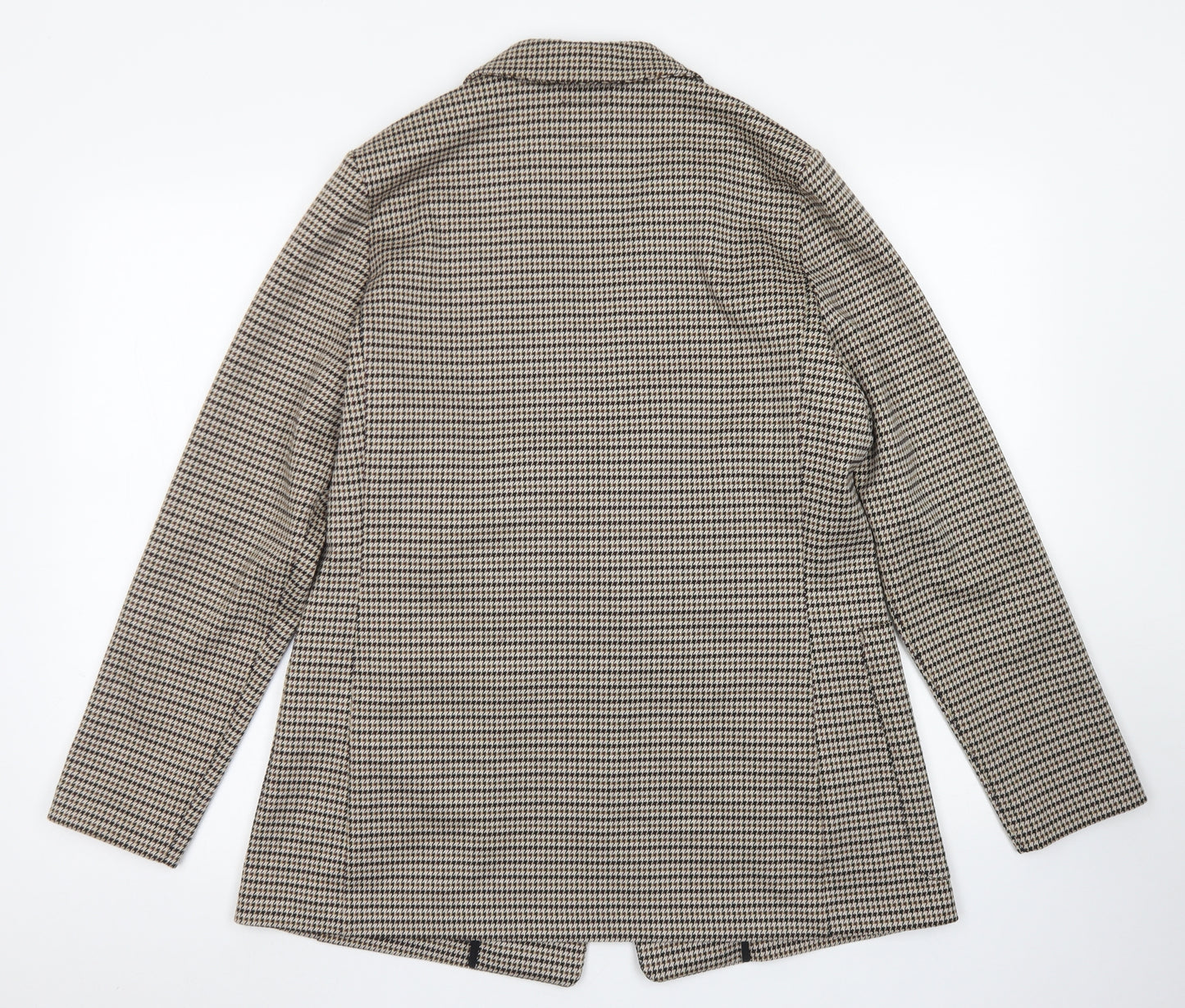 H&M Womens Brown Ombré Polyester Jacket Blazer Size 14