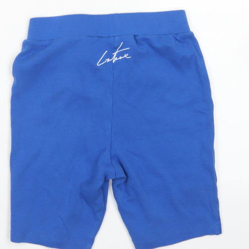 Couture Womens Blue  Cotton Biker Shorts Size XS L5 in Regular