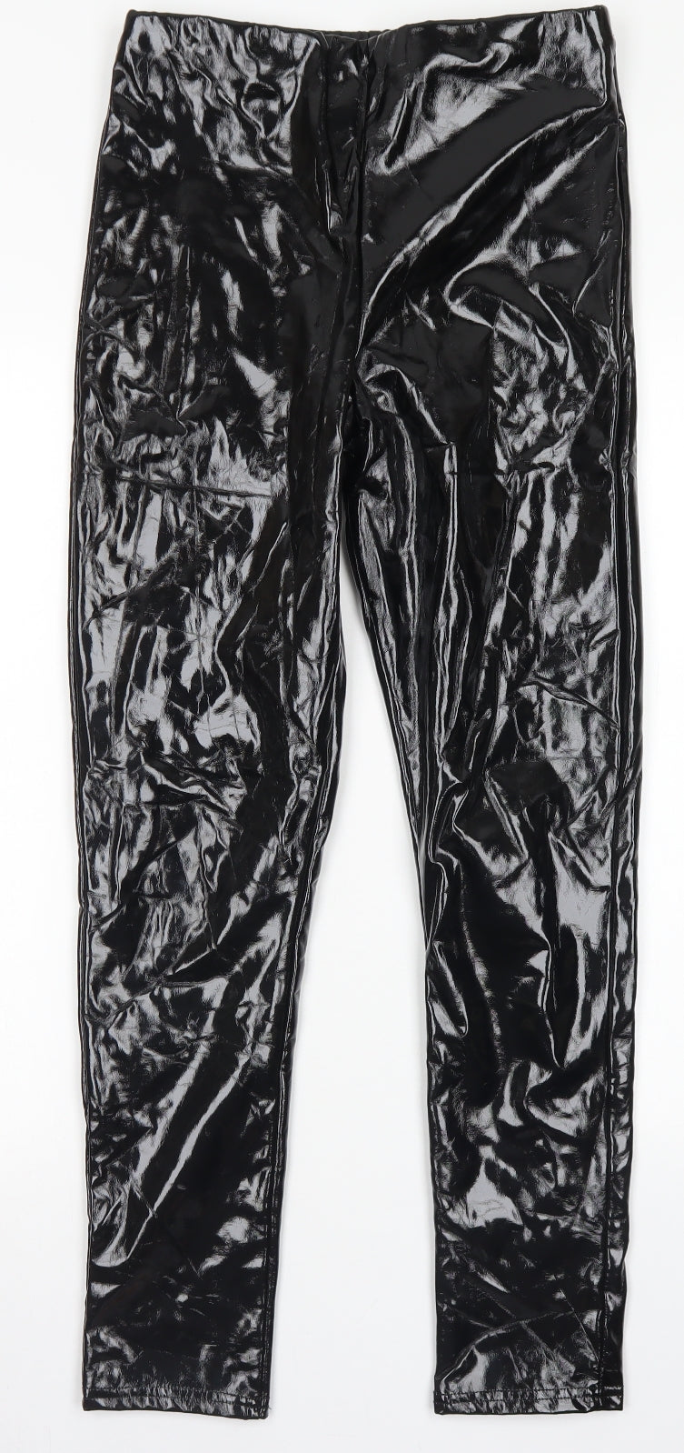 Rebellious Womens Black  Polyester Chino Leggings Size 12 L26 in