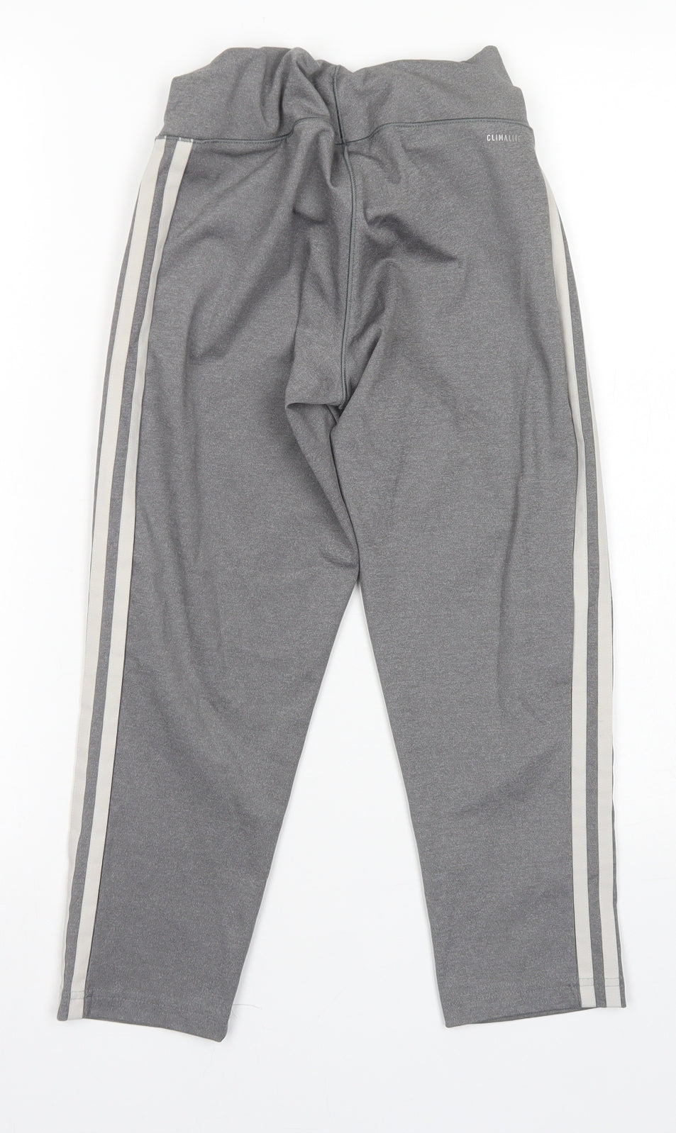 adidas Womens Grey  Polyester Compression Shorts Size S L19 in Regular Drawstring