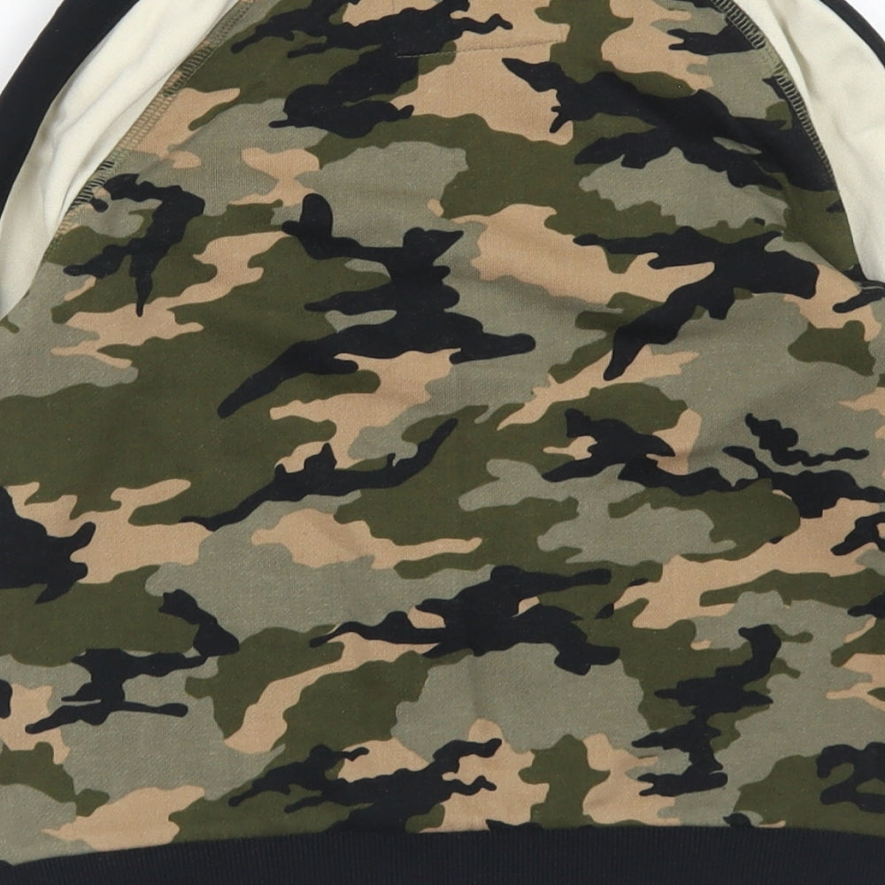 TU Boys Green Camouflage  Jacket  Size 5 Years  Zip