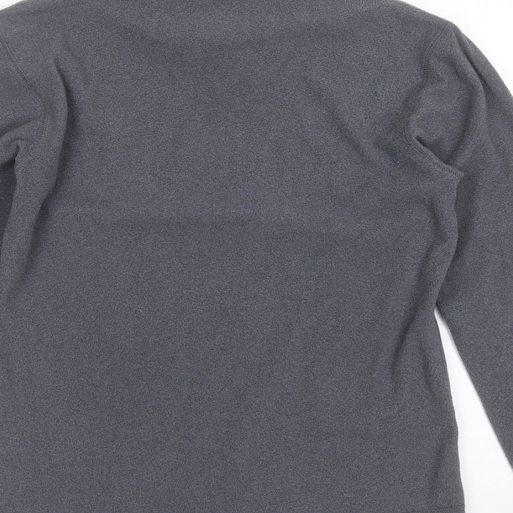 Uniqlo Mens Grey Round Neck  Polyester Pullover Jumper Size XS
