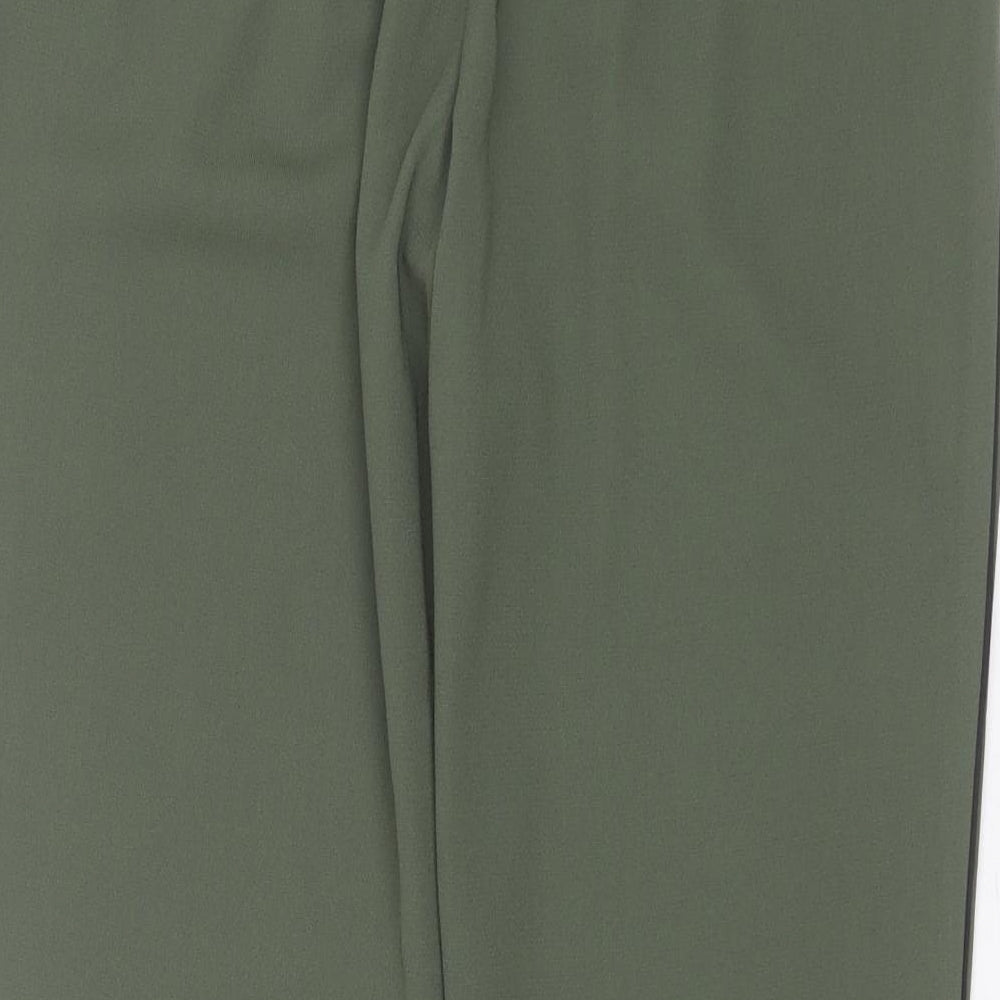 George Womens Green  Polyester Trousers  Size 12 L28 in Regular Drawstring