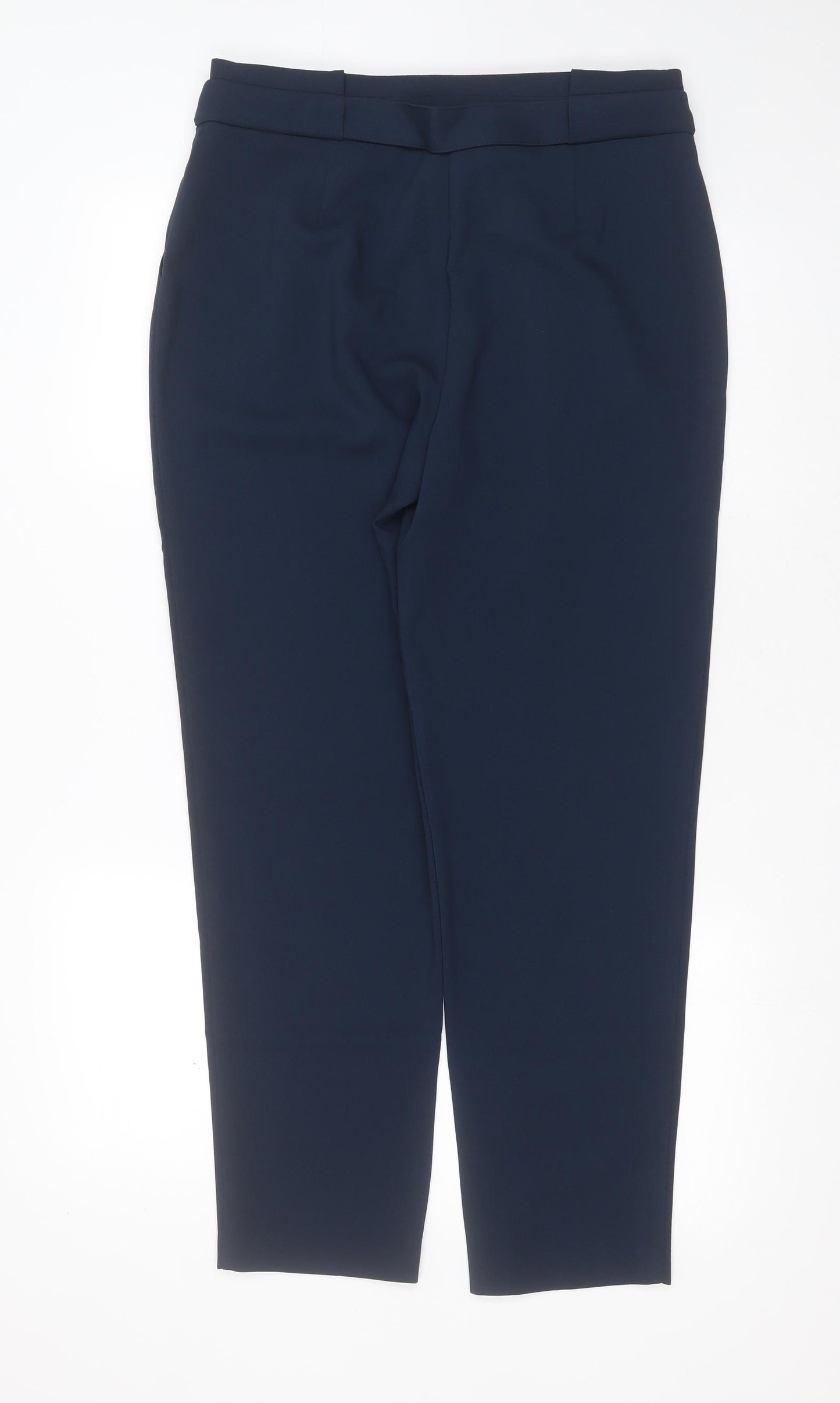 George Womens Blue  Polyester Trousers  Size 12 L28 in Regular