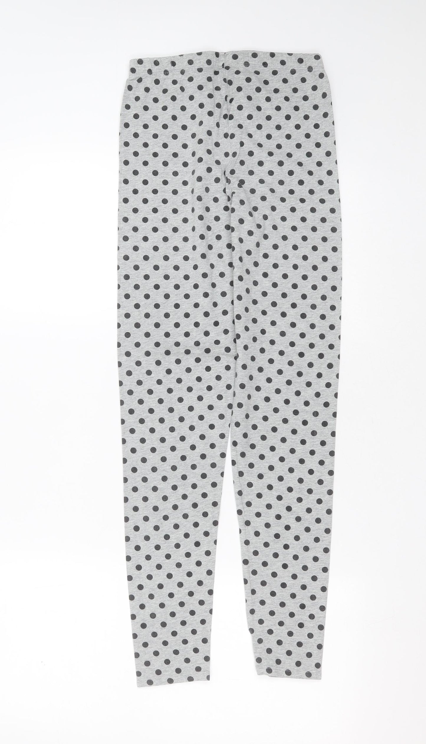 GapKids Girls Grey Polka Dot Cotton Carrot Trousers Size 14-15 Years  Extra-Slim  - leggings