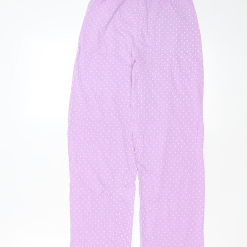 TU Girls Purple Spotted Cotton  Pyjama Pants Size 9-10 Years