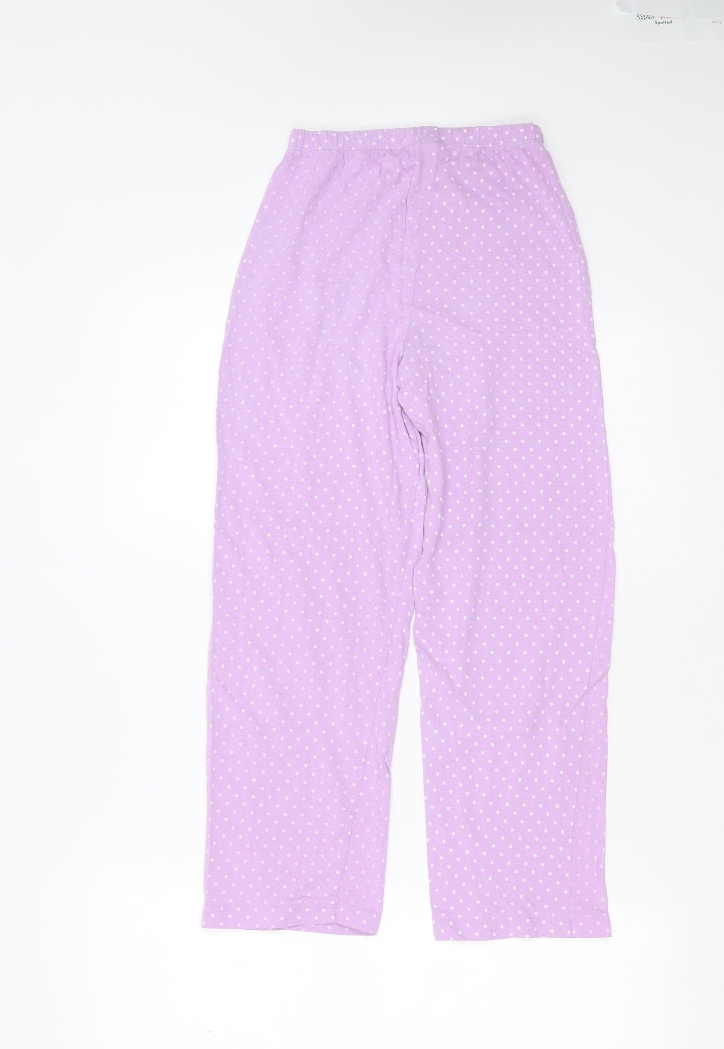 TU Girls Purple Spotted Cotton  Pyjama Pants Size 9-10 Years