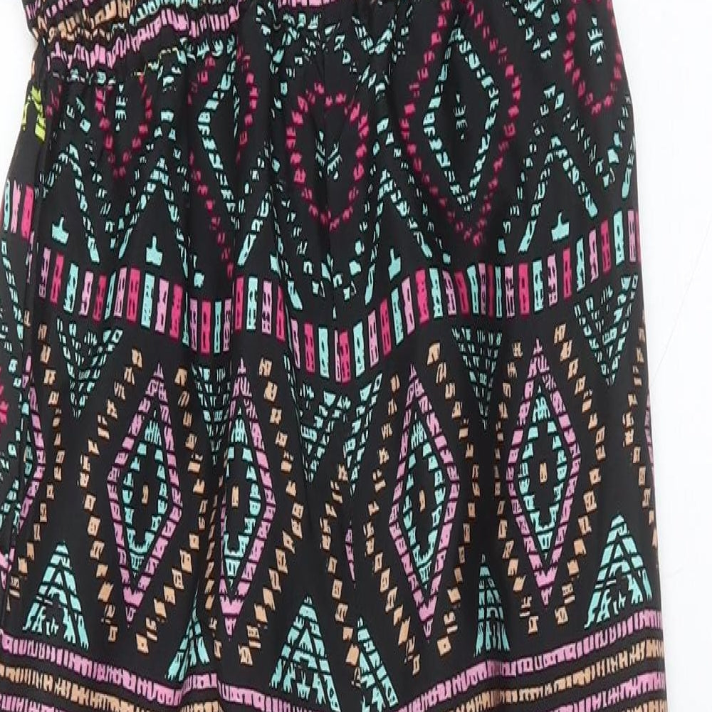 Matalan Girls Multicoloured Geometric Polyester Jumpsuit One-Piece Size 9 Years