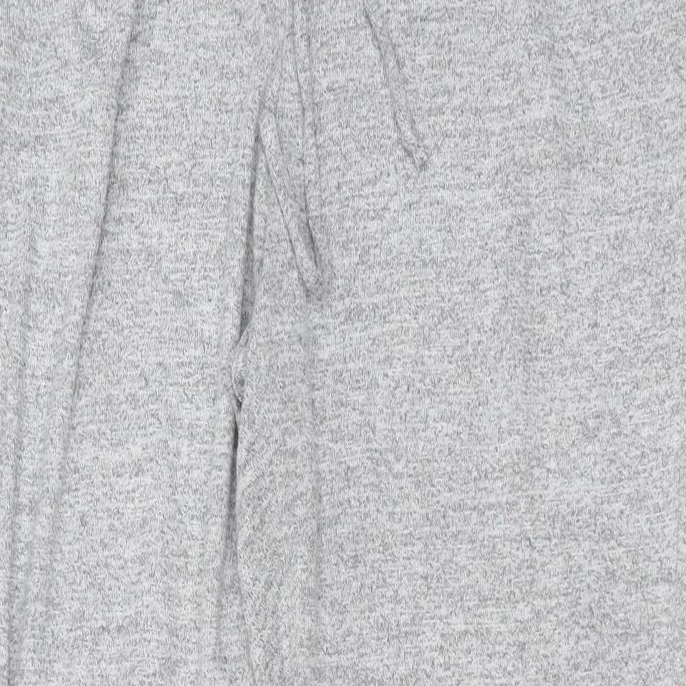 Gap Womens Grey  Polyester Jogger Trousers Size L L31 in Regular