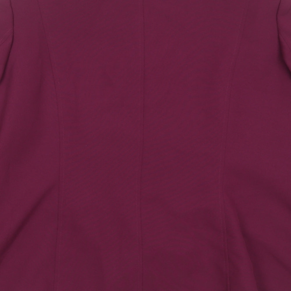 JULIPA Womens Purple  Polyester Jacket Blazer Size 18