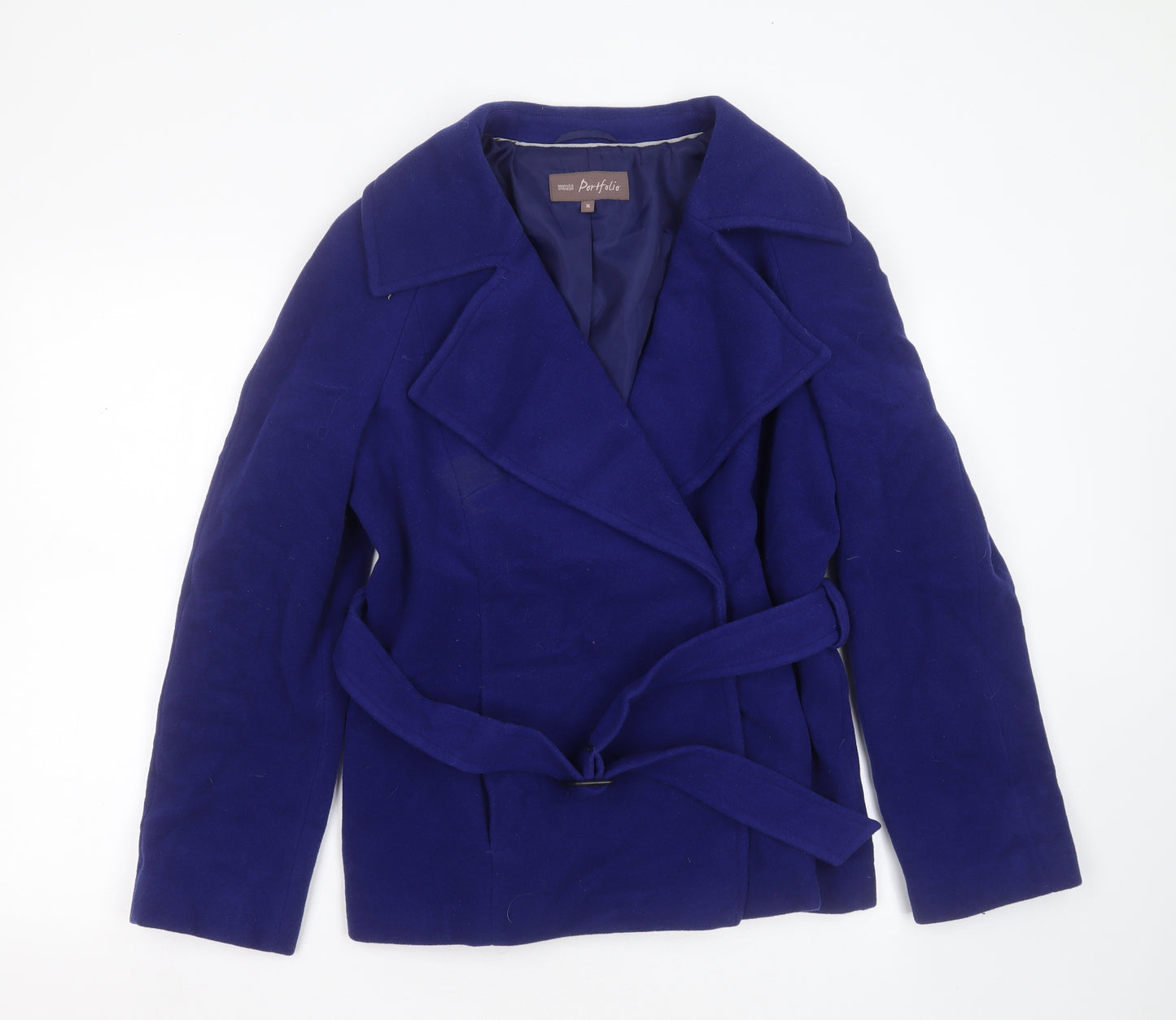 Marks and Spencer Womens Blue   Jacket  Size 16  Button