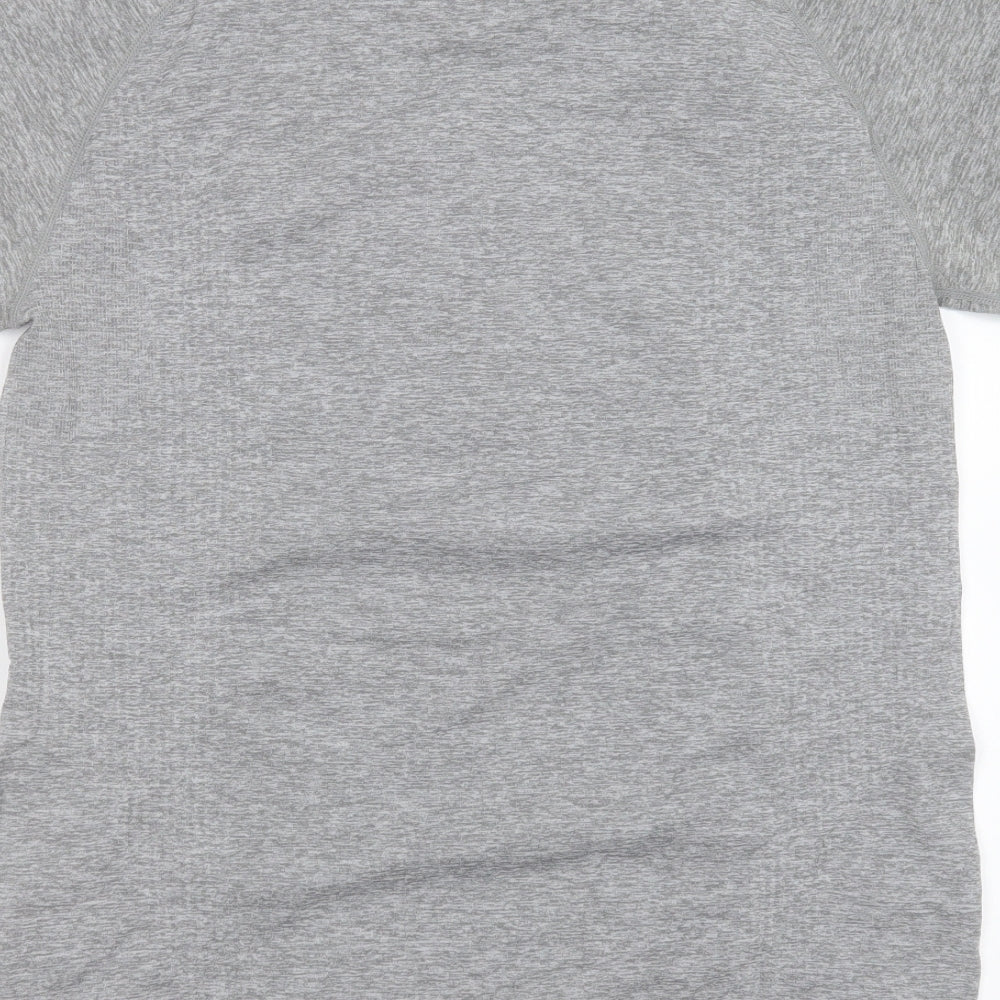 Primark Womens Grey  Polyester Basic T-Shirt Size XL Round Neck