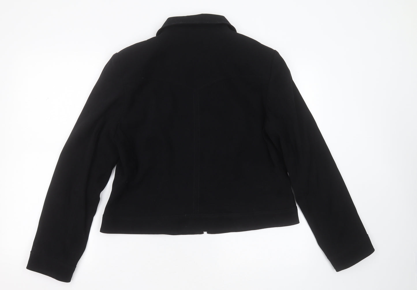 Select Womens Black   Jacket  Size 16  Zip