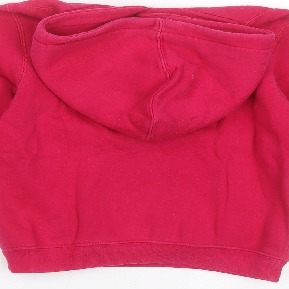 B&C Girls Pink  Cotton Pullover Hoodie Size 5-6 Years