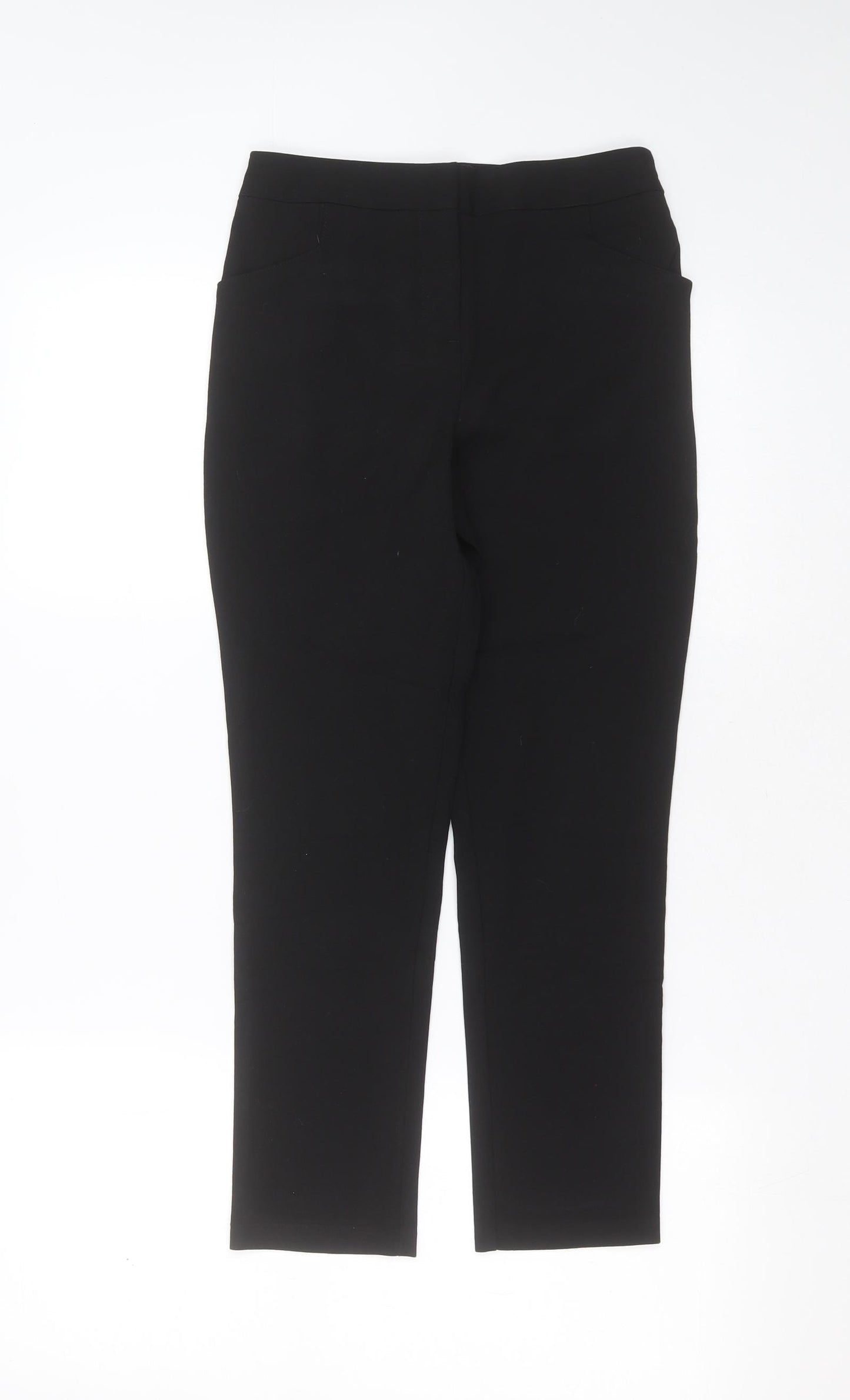 George Girls Black  Polyester  Trousers Size 9-10 Years  Regular Zip - school
