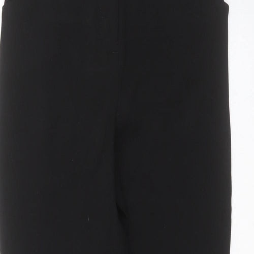 George Girls Black  Polyester  Trousers Size 9-10 Years  Regular Zip - school
