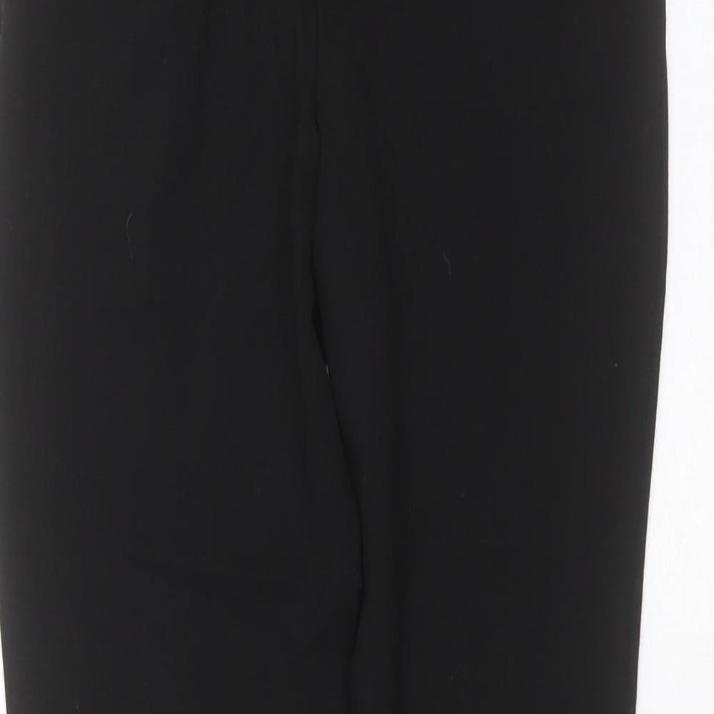 George Girls Black  Polyester  Trousers Size 9-10 Years  Regular Zip - school