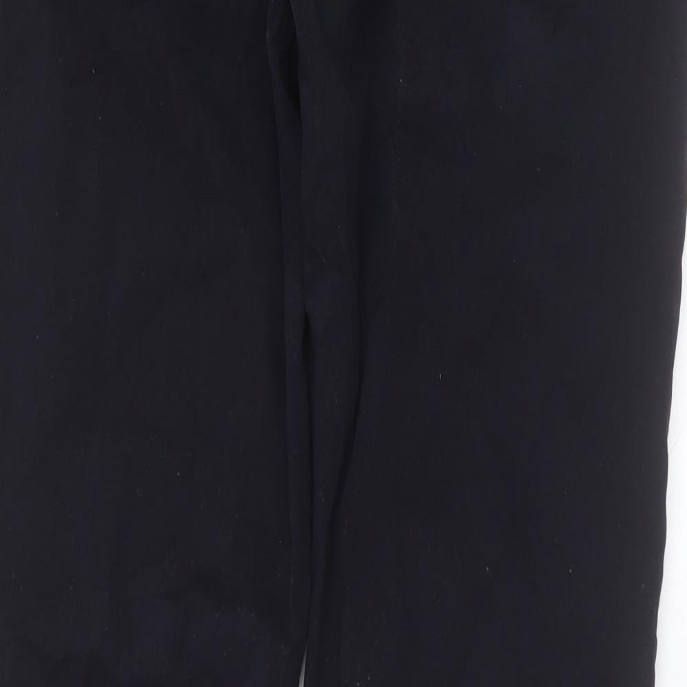 NEXT Mens Blue  Cotton Chino Trousers Size 36 in L30 in Slim Zip