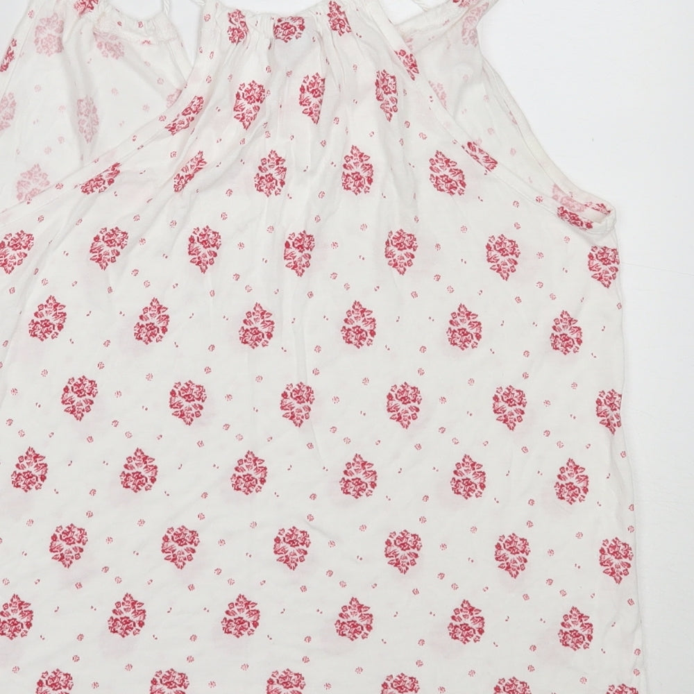 s.Oliver Womens White  Viscose Basic Tank Size 36 V-Neck