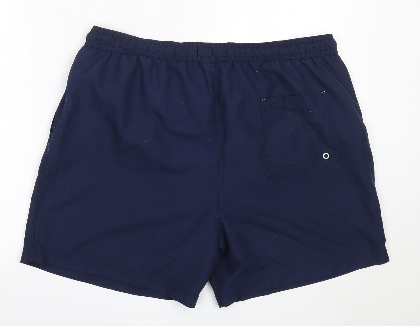 George Mens Blue  Polyester Bermuda Shorts Size XL  Regular  - swim shorts
