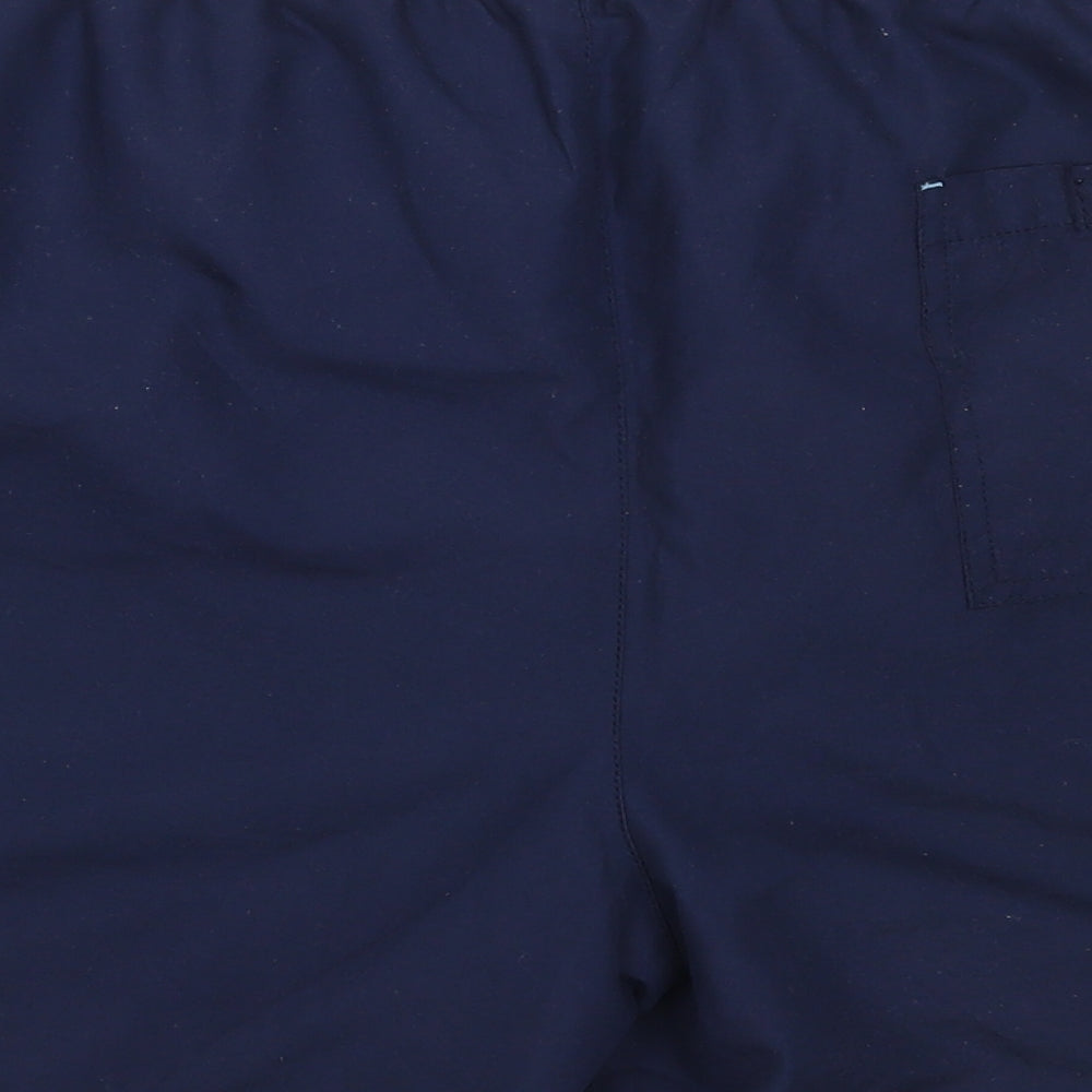 George Mens Blue  Polyester Bermuda Shorts Size XL  Regular  - swim shorts