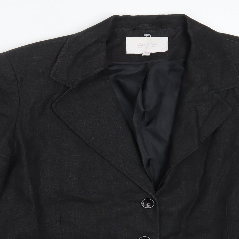 Evie Womens Grey   Jacket Blazer Size 18