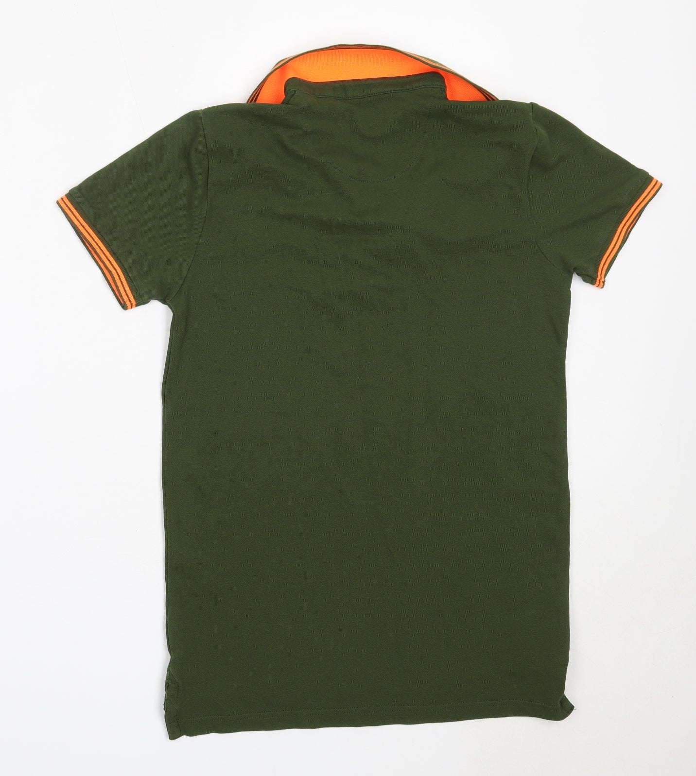 NEXT Boys Green  Cotton Basic Polo Size 13 Years Collared