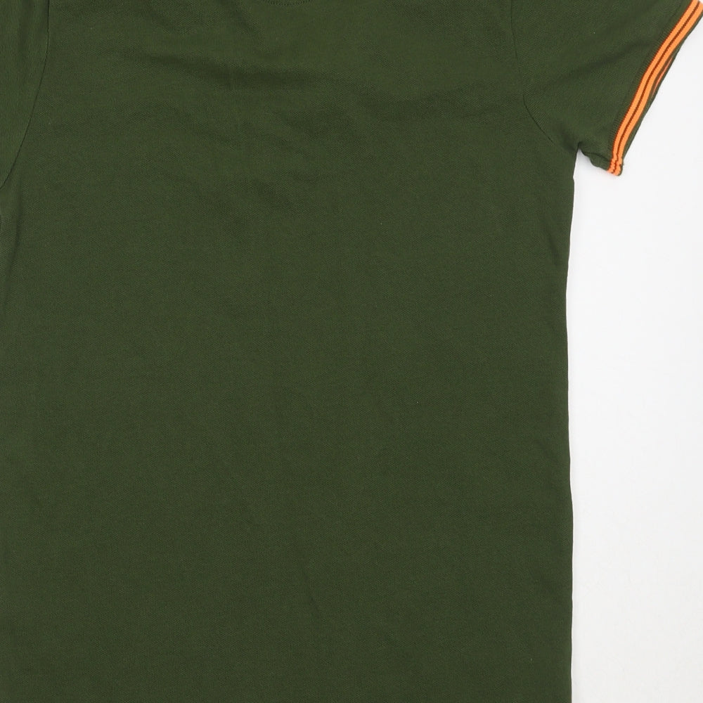 NEXT Boys Green  Cotton Basic Polo Size 13 Years Collared
