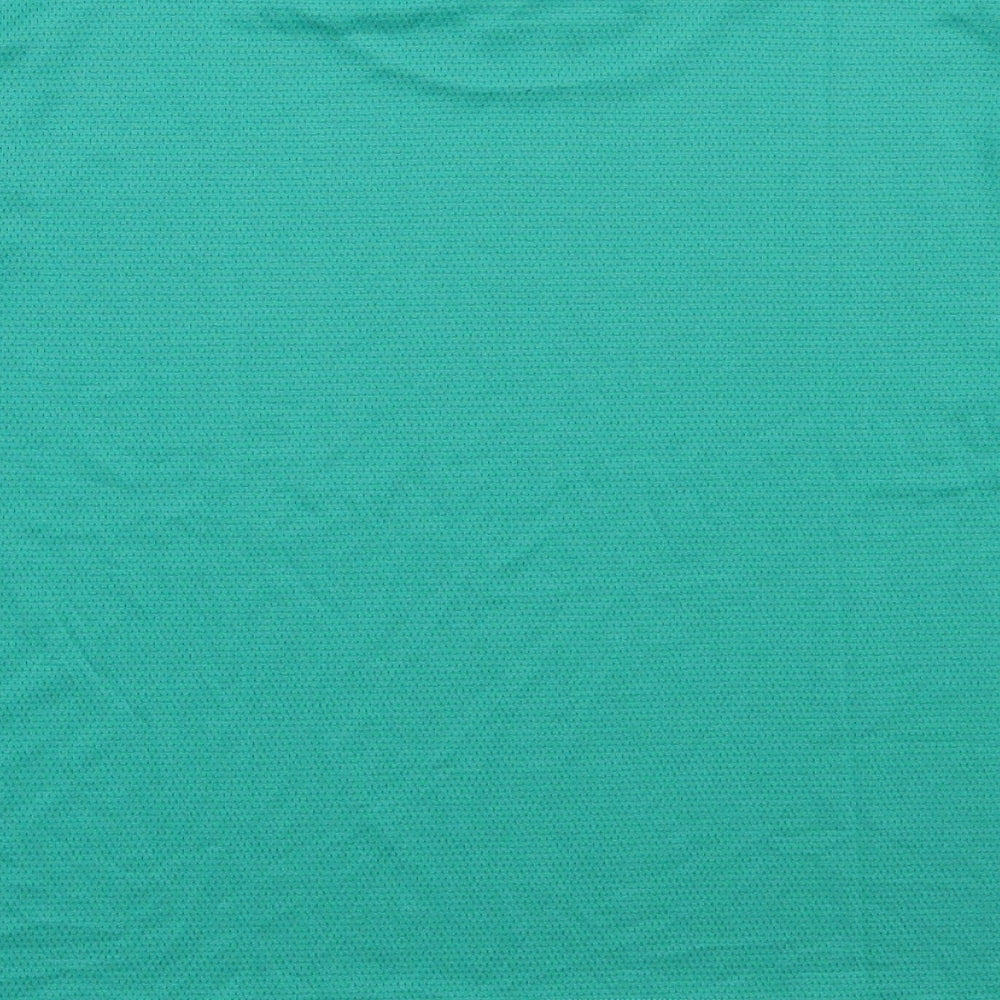 Gymshark Womens Green  Polyester Basic T-Shirt Size S Round Neck