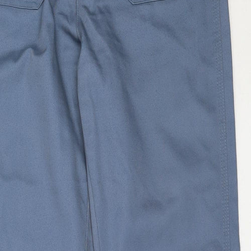 Preworn Womens Blue  Polyester Trousers  Size 12 L32 in Regular