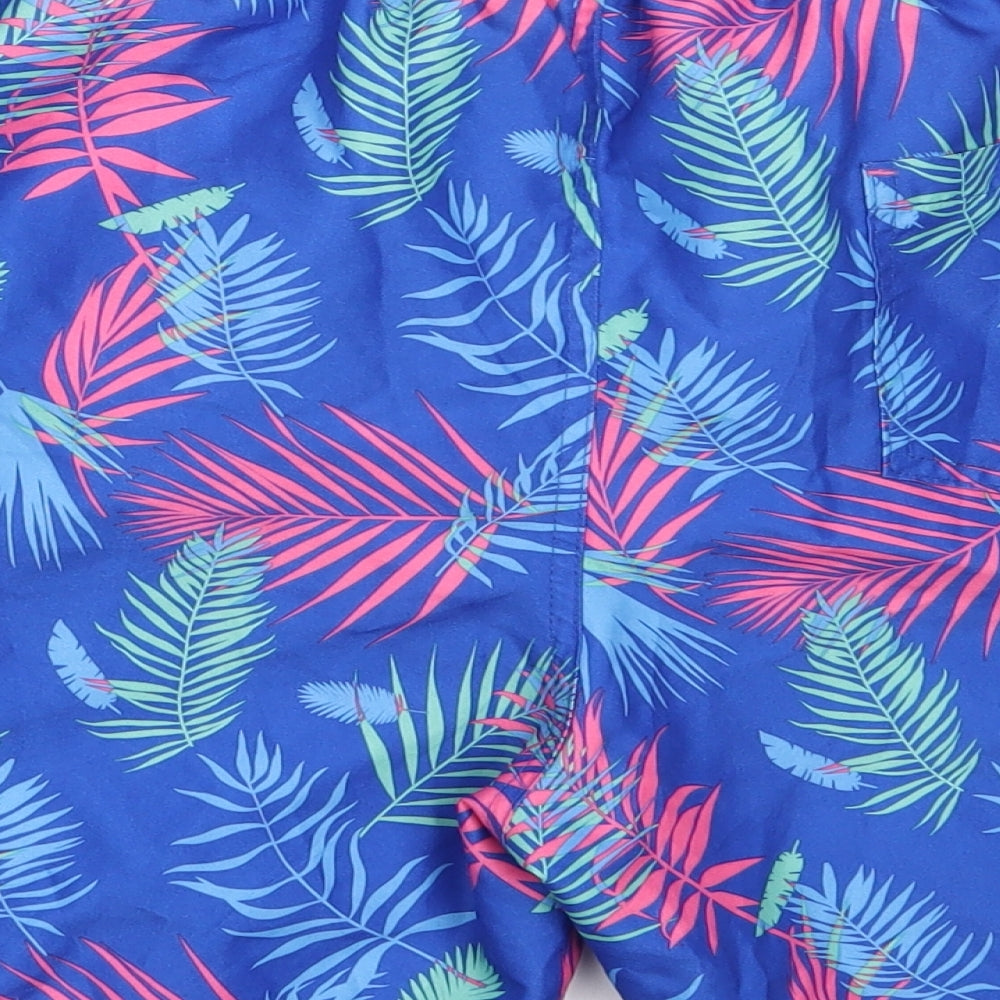 Easy Mens Blue  Polyester Bermuda Shorts Size XL  Regular  - swim shorts