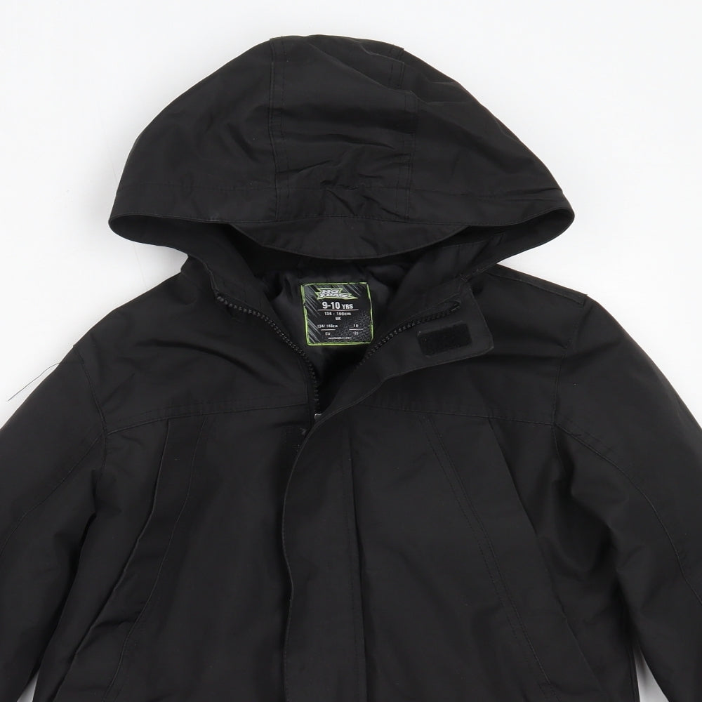 No Fear Boys Black   Basic Coat Coat Size 9-10 Years