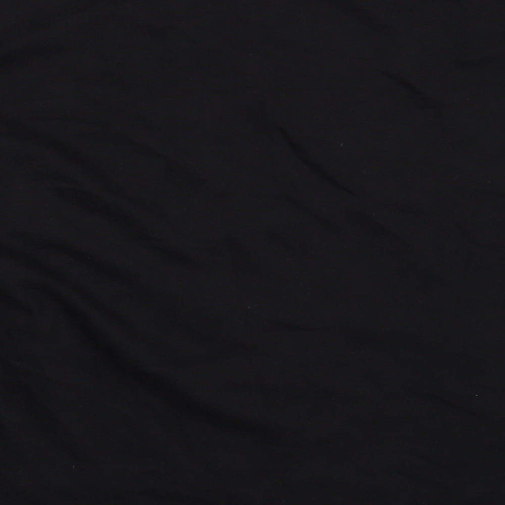 Capsule Womens Black  Cotton Pullover Sweatshirt Size 22