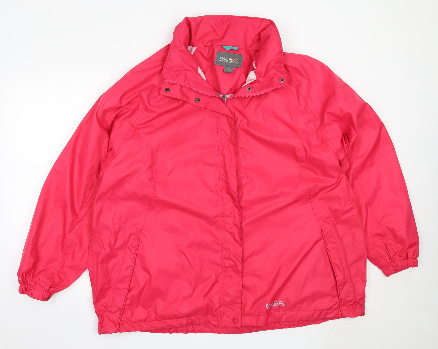 Regatta Womens Pink   Rain Coat Coat Size 24