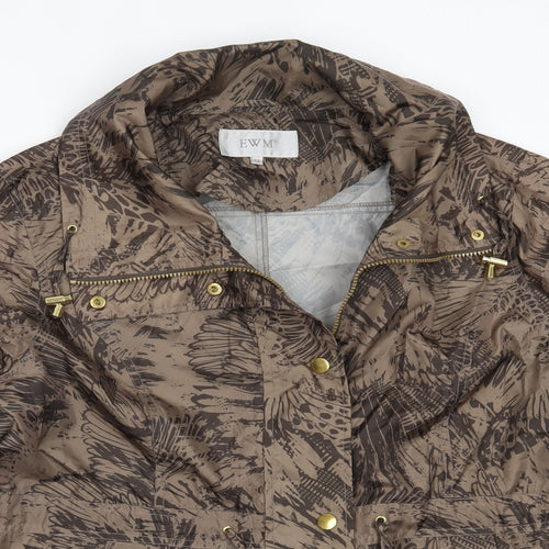 EWM Womens Green   Windbreaker Coat Size 18