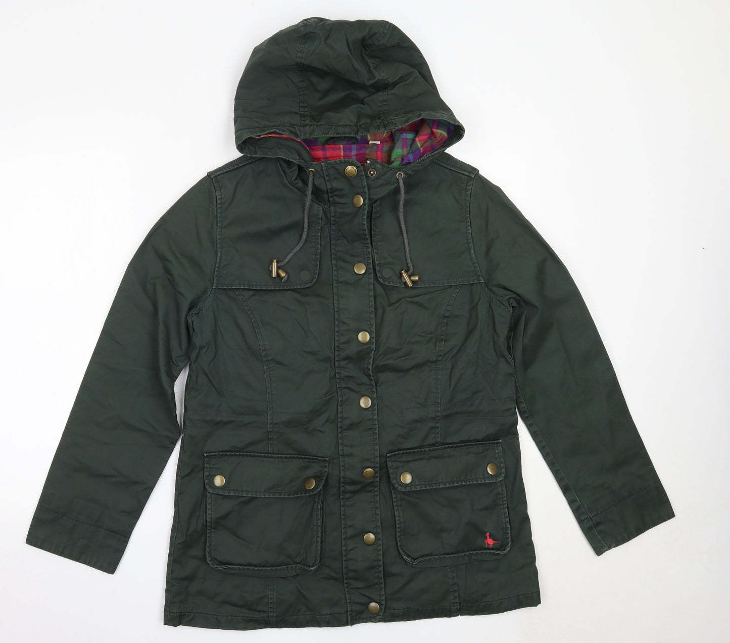 Jack Wills Womens Green   Overcoat Coat Size 10
