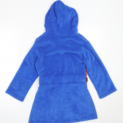 Marvel Boys Blue Solid Polyester  Robe Size 6-7 Years   - The Avengers