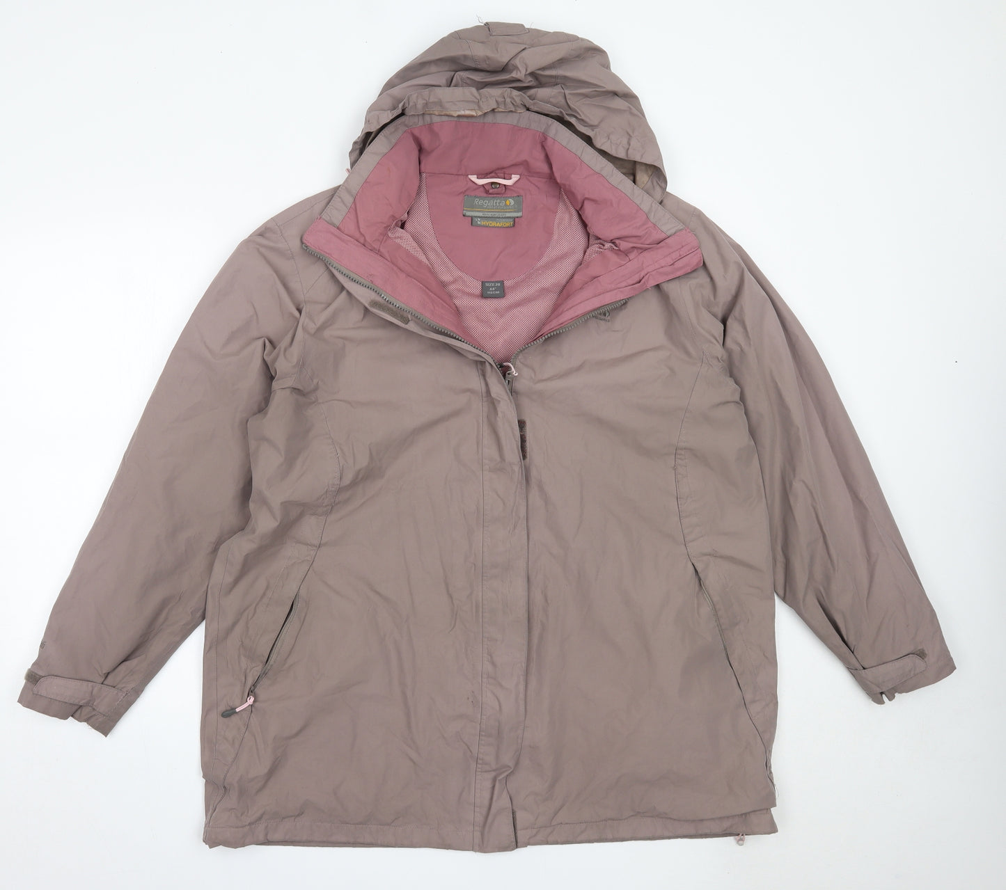 Regatta Womens Grey   Overcoat Coat Size 20