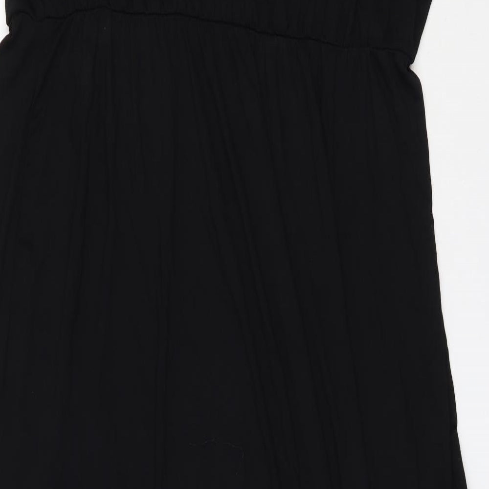 New Look Womens Black  Viscose Maxi  Size 26  Round Neck