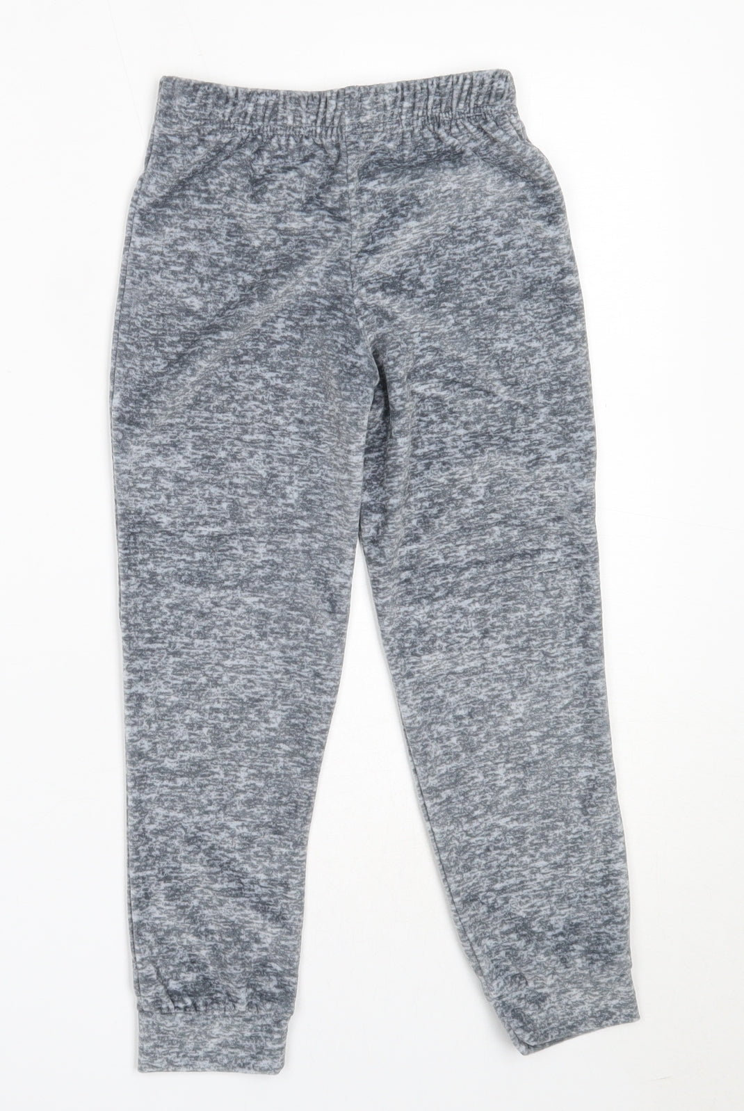 Nutmeg Girls Grey Solid Polyester Capri Pyjama Pants Size 5-6 Years