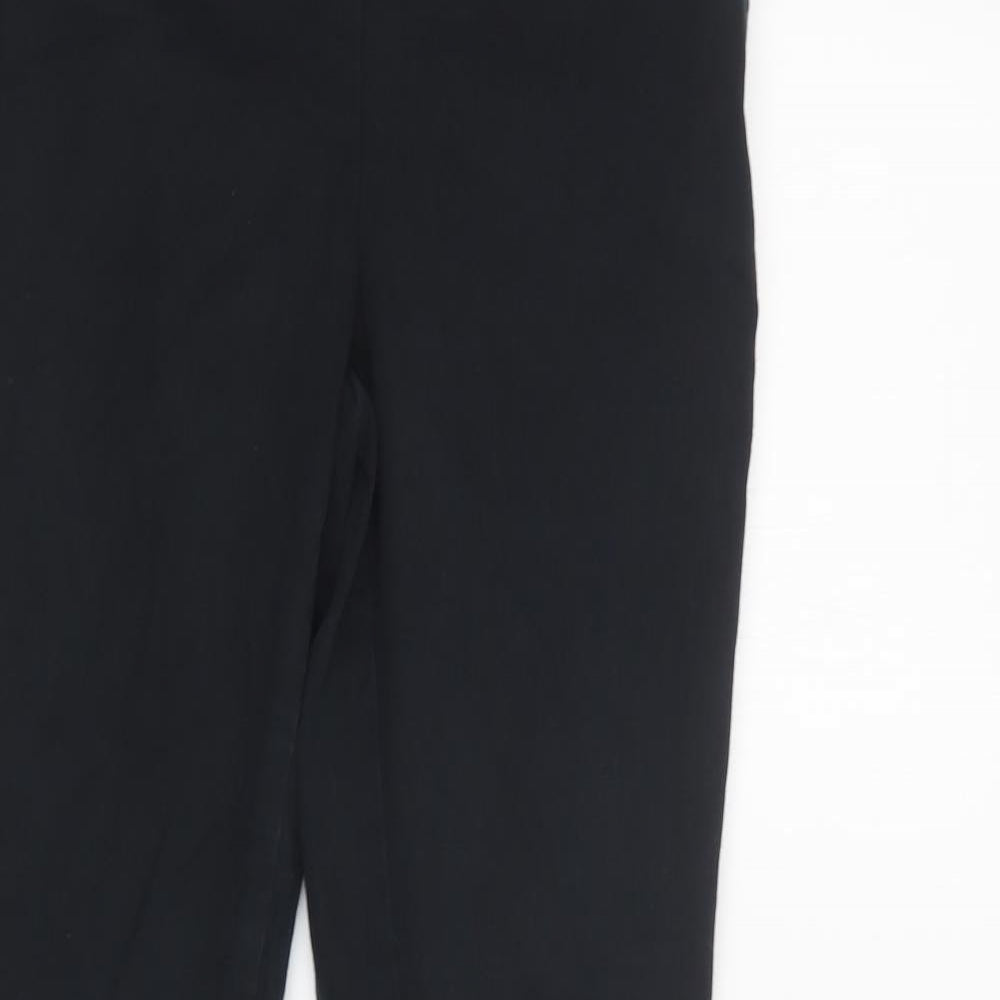 Topshop Womens Black  Cotton Jegging Jeans Size 8 L32 in Regular Zip