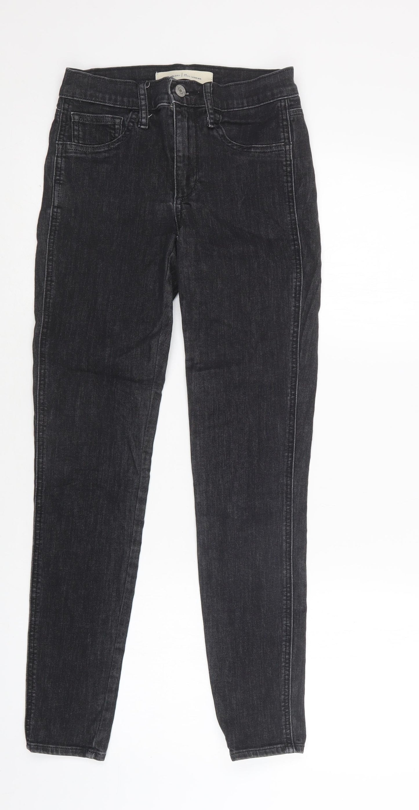 Gap Womens Black  Cotton Skinny Jeans Size 26 L29 in Regular Button