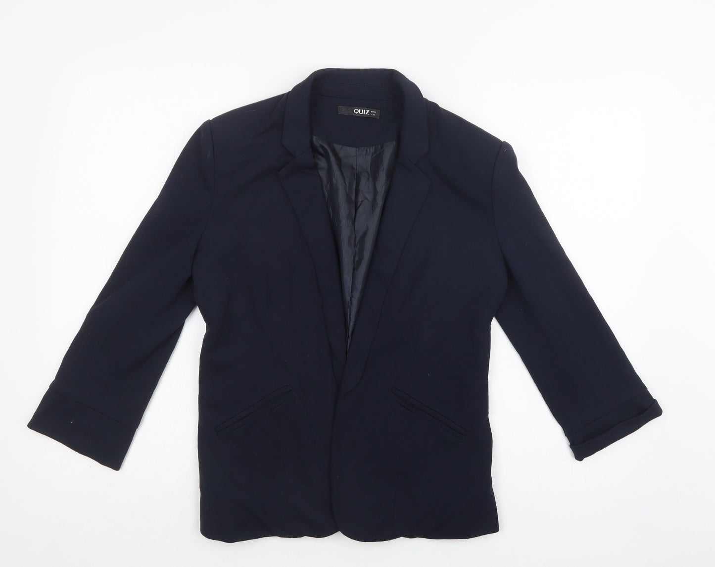 Quiz Womens Blue   Jacket Blazer Size 10