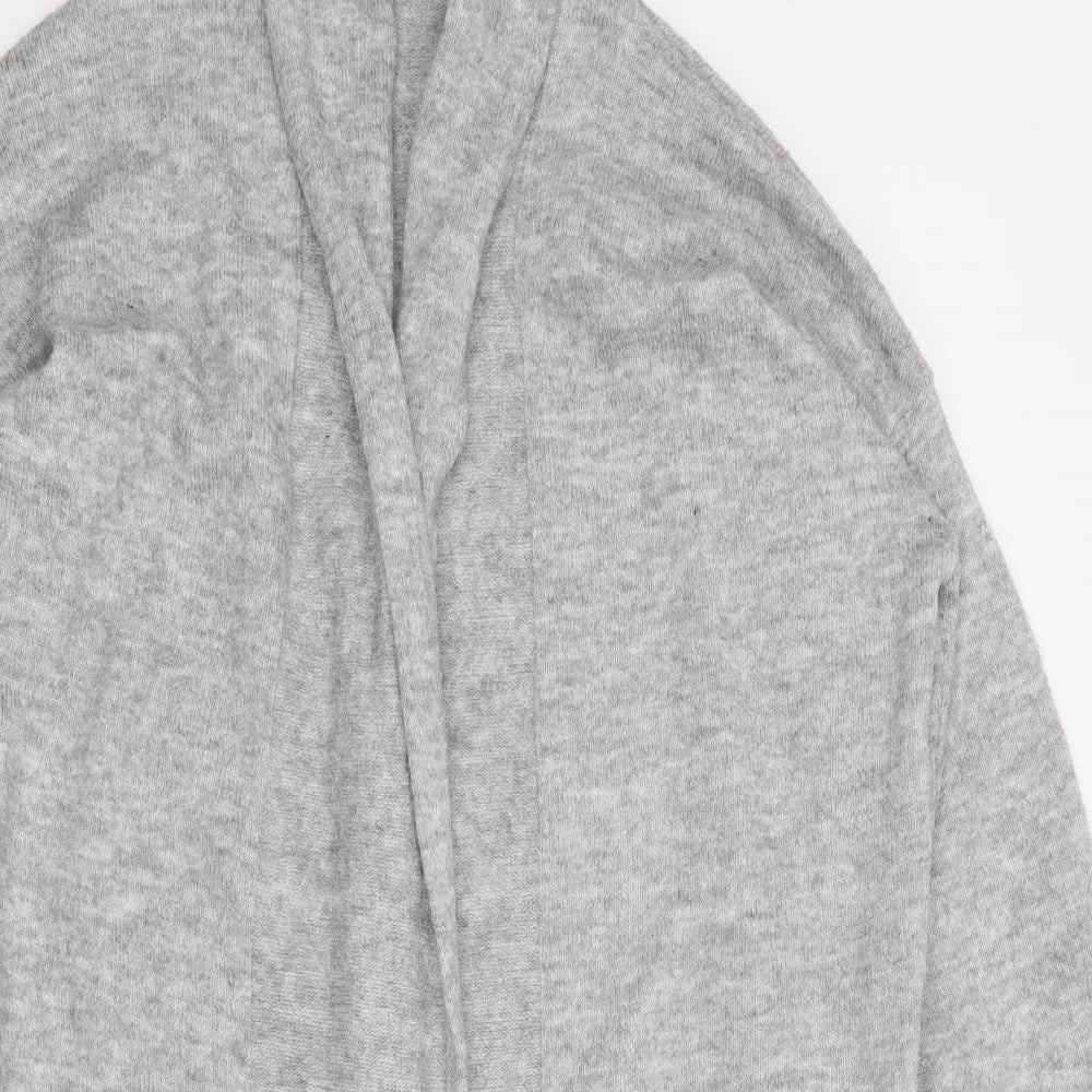 Primark Womens Grey V-Neck   Cardigan Jumper Size M