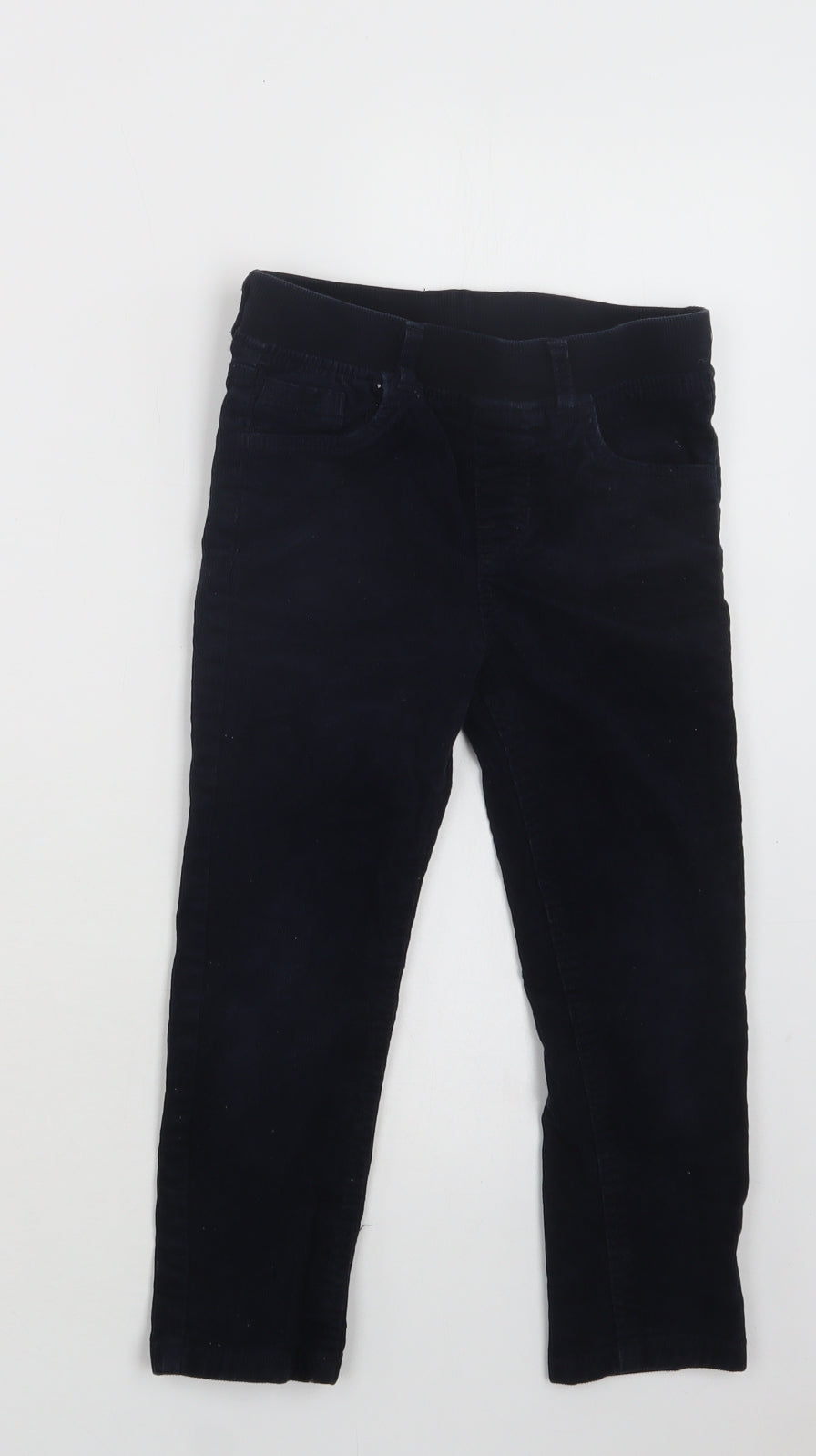 H&M Girls Blue  Cotton Jegging Trousers Size 3-4 Years  Regular