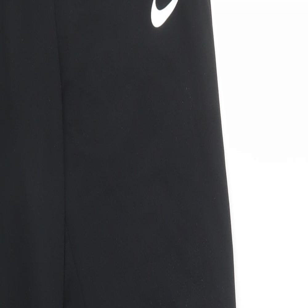Nike Boys Black  Polyester Jogger Trousers Size 12-13 Years  Regular Drawstring