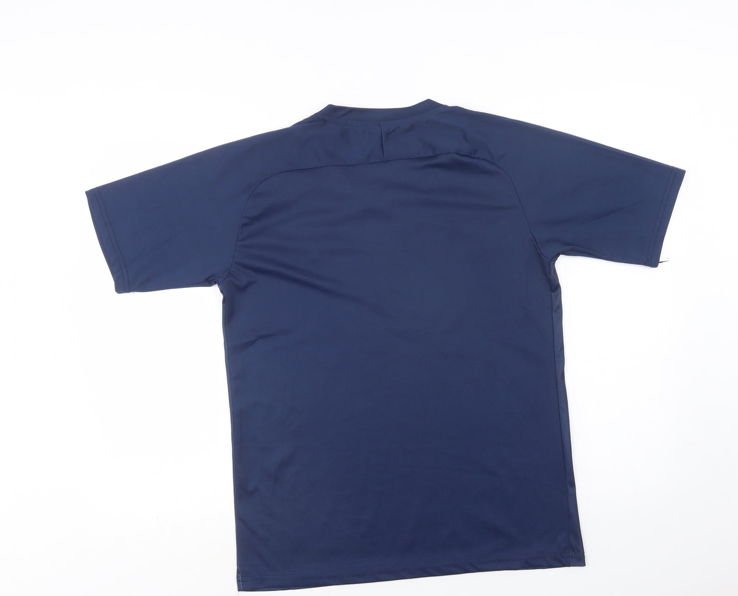 Nike Mens Blue  Polyester  T-Shirt Size M V-Neck  - Paris Saint-Germain