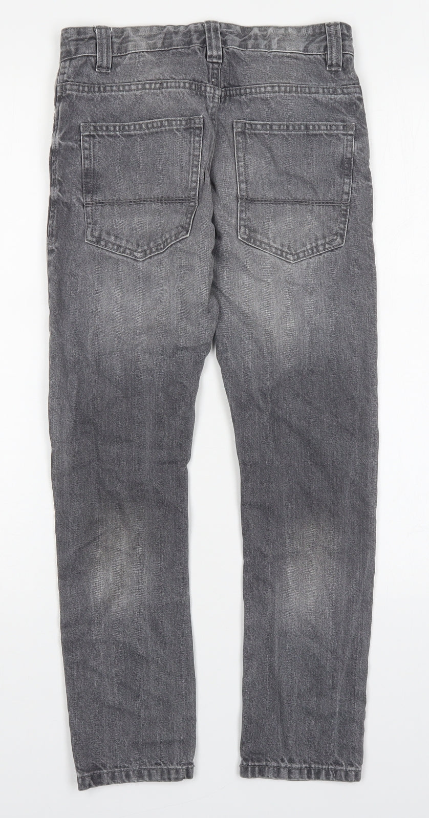 NEXT Boys Grey  Cotton Skinny Jeans Size 9 Years  Regular Button