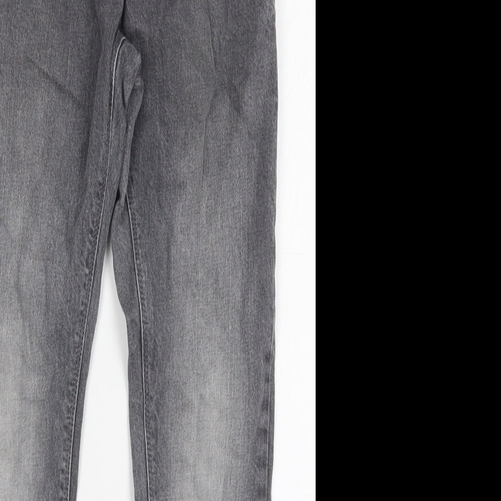 NEXT Boys Grey  Cotton Skinny Jeans Size 9 Years  Regular Button